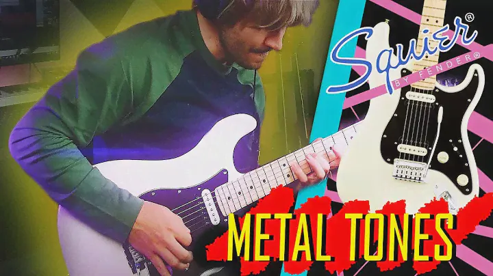George lynch vibes on a budget guitar? | Squier Contemporary Stratocaster HH Sound Demo No Talking