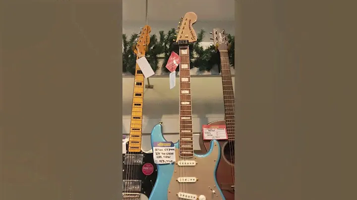 Squier Classic Vibe Stratocaster 40th Anniversary Blue-JB Music SM Dasma-Guitar Window Shopping #fyp