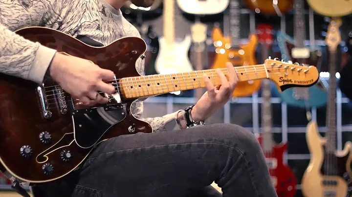 Squier Classic Vibe Starcaster Услышать за 60 секунд.